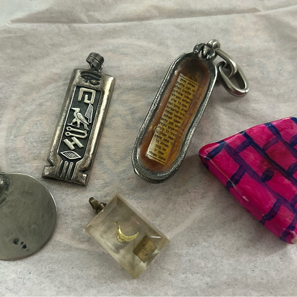 Assorted Middle Eastern Symbol Pendants Charms - image 6